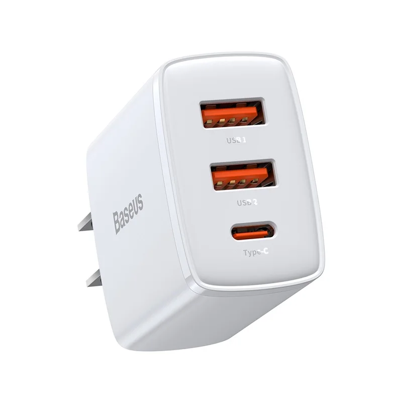 Baseus 30W Charger Type C PD Fast Charging 3 Ports USB Quick Phone Charger For iPhone Xiaomi Samsung 5v 1a usb Chargers