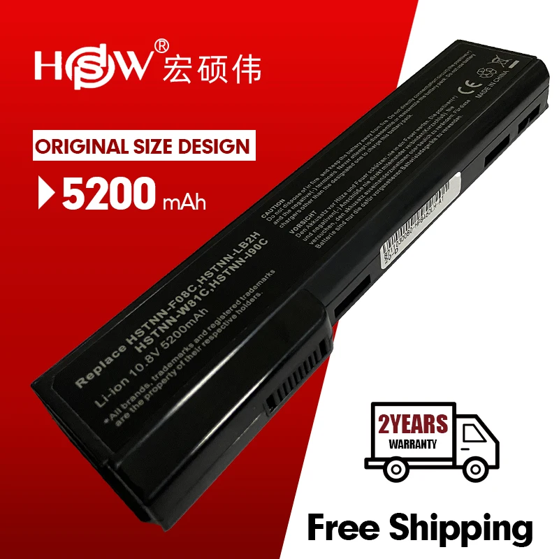 Аккумулятор для ноутбука HP 8460 8560p 8570p CC06XL 628369-421 628664-001 EliteBook 8460p 8460w 8470p 8470w |