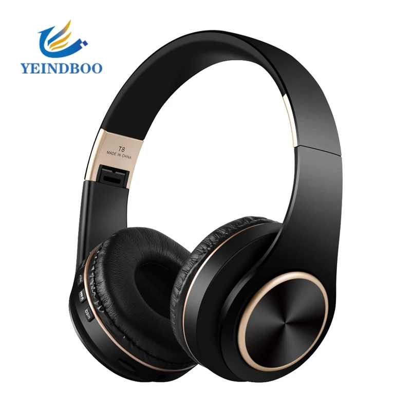 Цена T8 HIFI стерео наушники bluetooth наушники музыка гарнитура Поддержка TF карты с микрофоном для мобильных xiaomi iphone sumsamg планшет