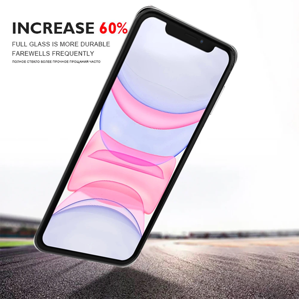 2 в 1 Защитное стекло для экрана iPhone 11 pro Pro Max Se 2020|Защитные стёкла и плёнки| |