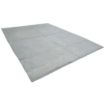 

287x370 Cm Grey Handmade Moroccan Rug-9x12 Ft