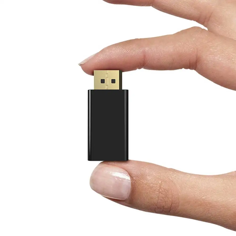 Переходник DP Max 4K 60 гц 30 Гц штекер HDMI гнездо черный высококачественный конвертер Dp
