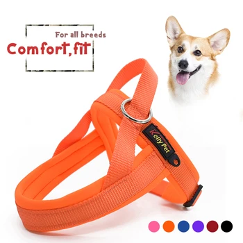 

pet harness chest collar puppy perro nylon vest Breathable mesh ventilation adjustable dog accessory strong durable cat product