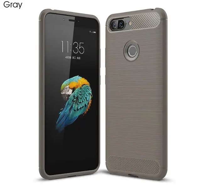 gray Противоударный чехол из углеродного волокна для lenovo S5, силиконовый мягкий ТПУ матовый чехол для lenovo S5 K520 K8 NOTE Z5 - Цвет: gray