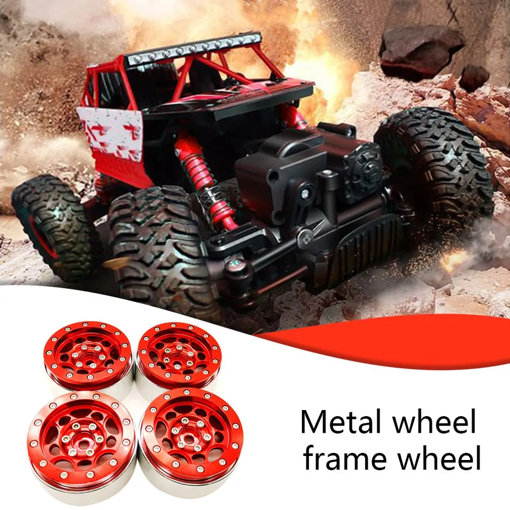 Для Traxxas4 trx-4/T4 1/10 дистанционного скалолазания автомобиля 1,9 дюймов паста металлический каркас колеса аксессуары для модификации