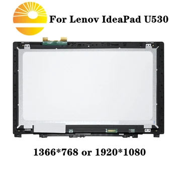 

15.6" Laptop LCD Assembly with Frame For Lenovo IdeaPad U530 Display Touch Screen Glass Digitizer N156HGE -EA1 LP156WHU-TPB1