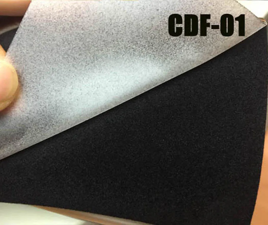 CDF-11 кремово-белая теплопроводная Флокированная пленка, флок переводная Виниловая наклейка для одежды trasnfer 50X100 см/лот - Название цвета: 01