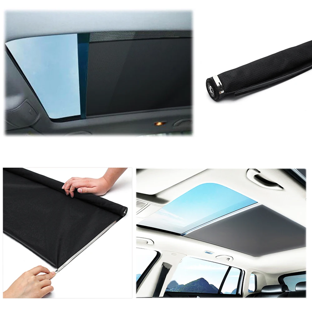 Skylight Shutter Sunroof Sunshade Car Interior Curtain Black For Audi Q5 Sharan Golf Tiguan Jetta Variant 1K9877307B 5ND877307 |