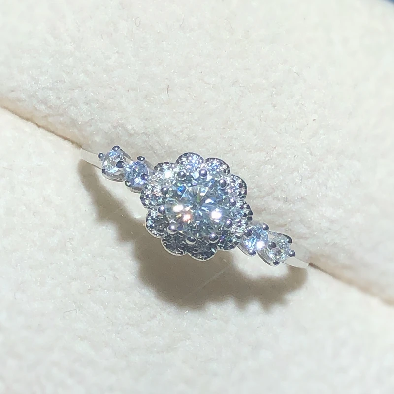 Moissanite, 0,5 карат супер горячие продажи, сравнимые с алмазами, изысканное мастерство