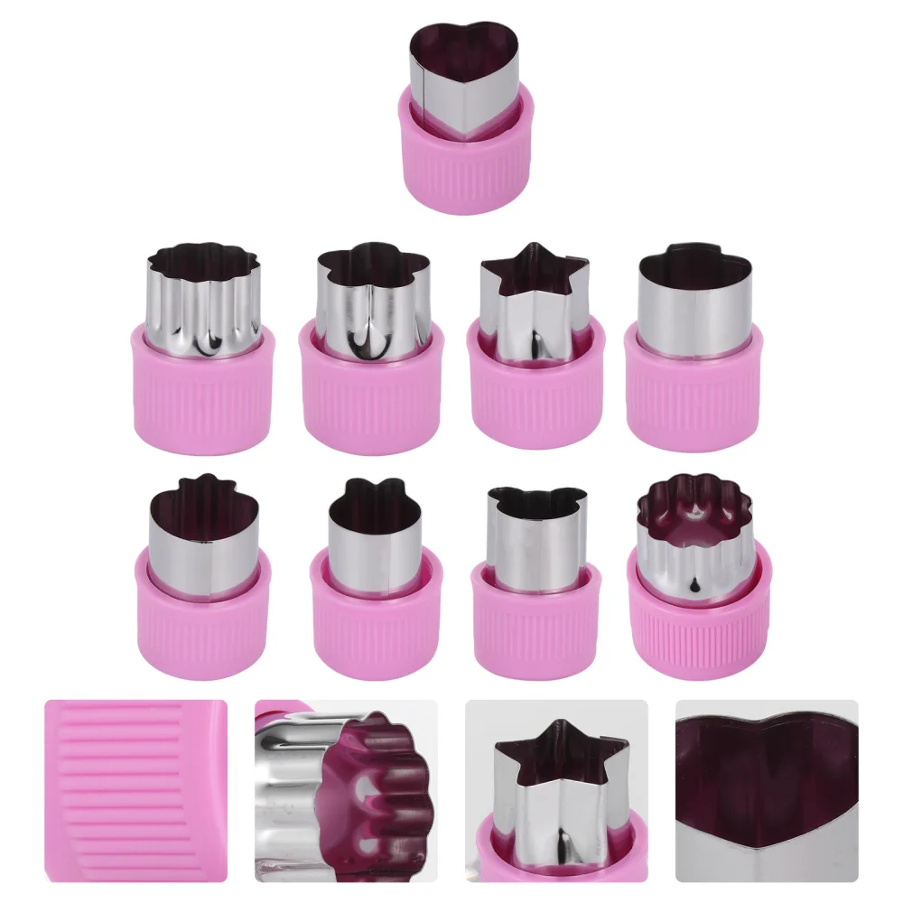 

9pcs/Set Crafted Vegetable Fruit Cutter Flower Fruit Cutter Fruit Flower Mold