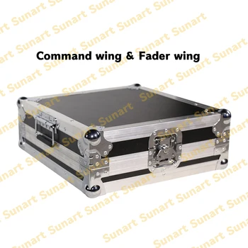 Free shipping MA Fader wing command wing stage effect light controller console with flight case for DJ disco fader f cloud new arrivals matek f405 wing with osd f4 flying wing available for flight control