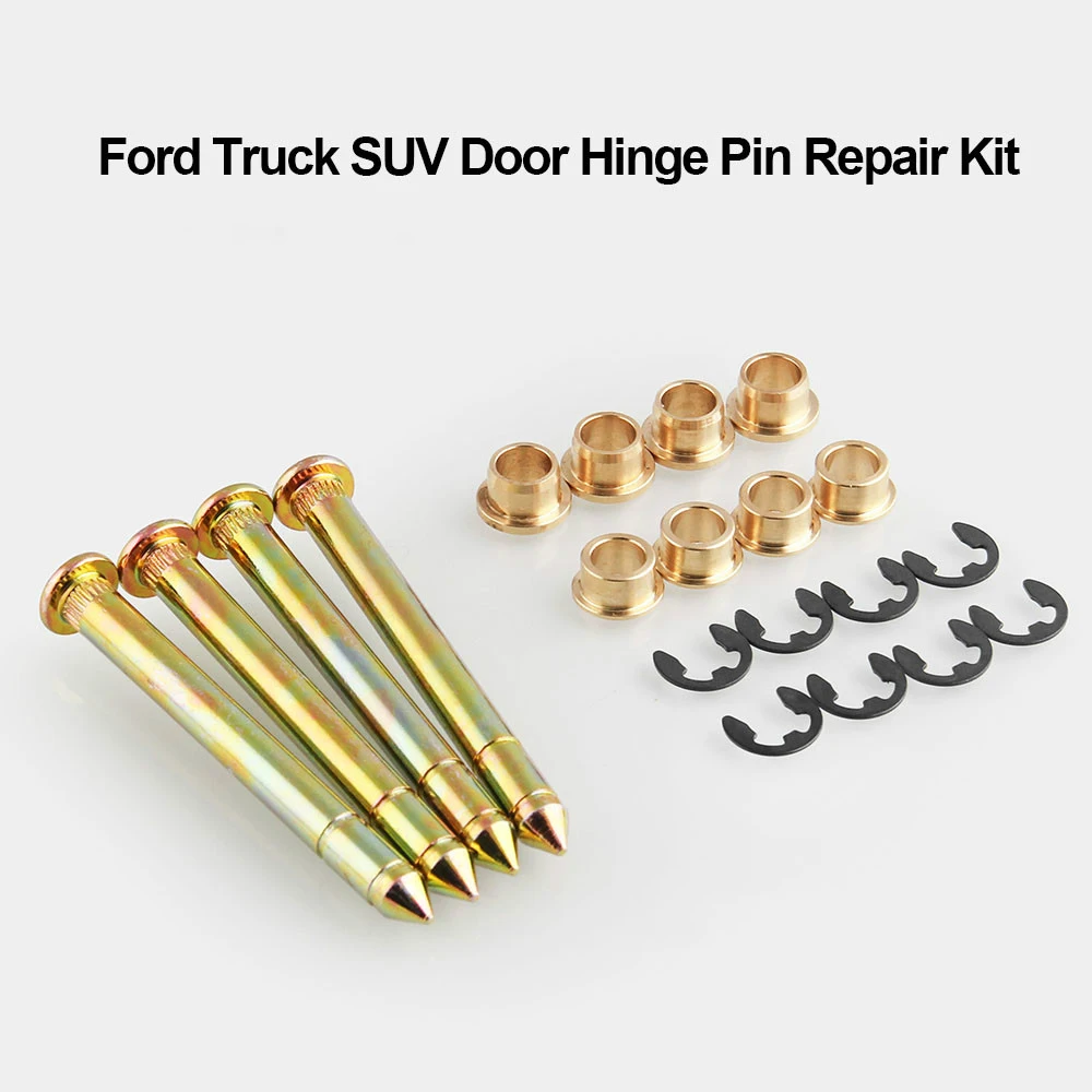 

High Performance Door Hinge Pins and Bushing Repair Kit Auto Repair Tool Kit Fits for Ford Trucks and SUV's