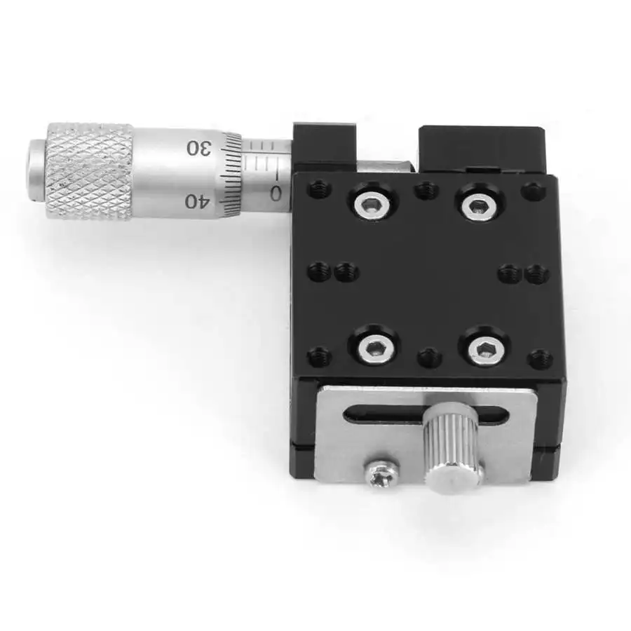 CHUNSHENN XY Linear Stage 25 25 30mm Micrometer Manual Fine-tuning Platform Cross Roller Precision Linear Guide Sliding Track Industrial Tools CHUNSHENN XY Linear Stage 25 25 30mm Micrometer Manual Fine-tuning Platform Cross Roller Precision Linear Guide Sliding Track Industrial Tools