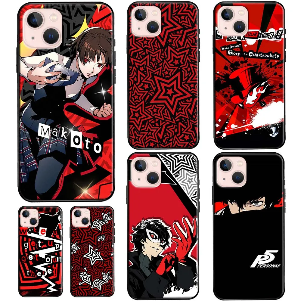 Persona 5 Stars Phone Case For iPhone 13 Pro Max 11 12 Pro Max XS X XR