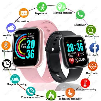 Original Apple Watch 2020 Bluetooth relojes inteligentes hombres mujeres Smartwatch presión arterial Monitor de frecuencia cardíaca deportes Fitness pulsera para Apple Android