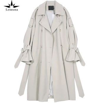

Leiouna Casual Plus Size 7xl Long Sleeve Loose Trench Coat Women Women Clothes New 2020 Korean Fashion Winter Womens Overcoat