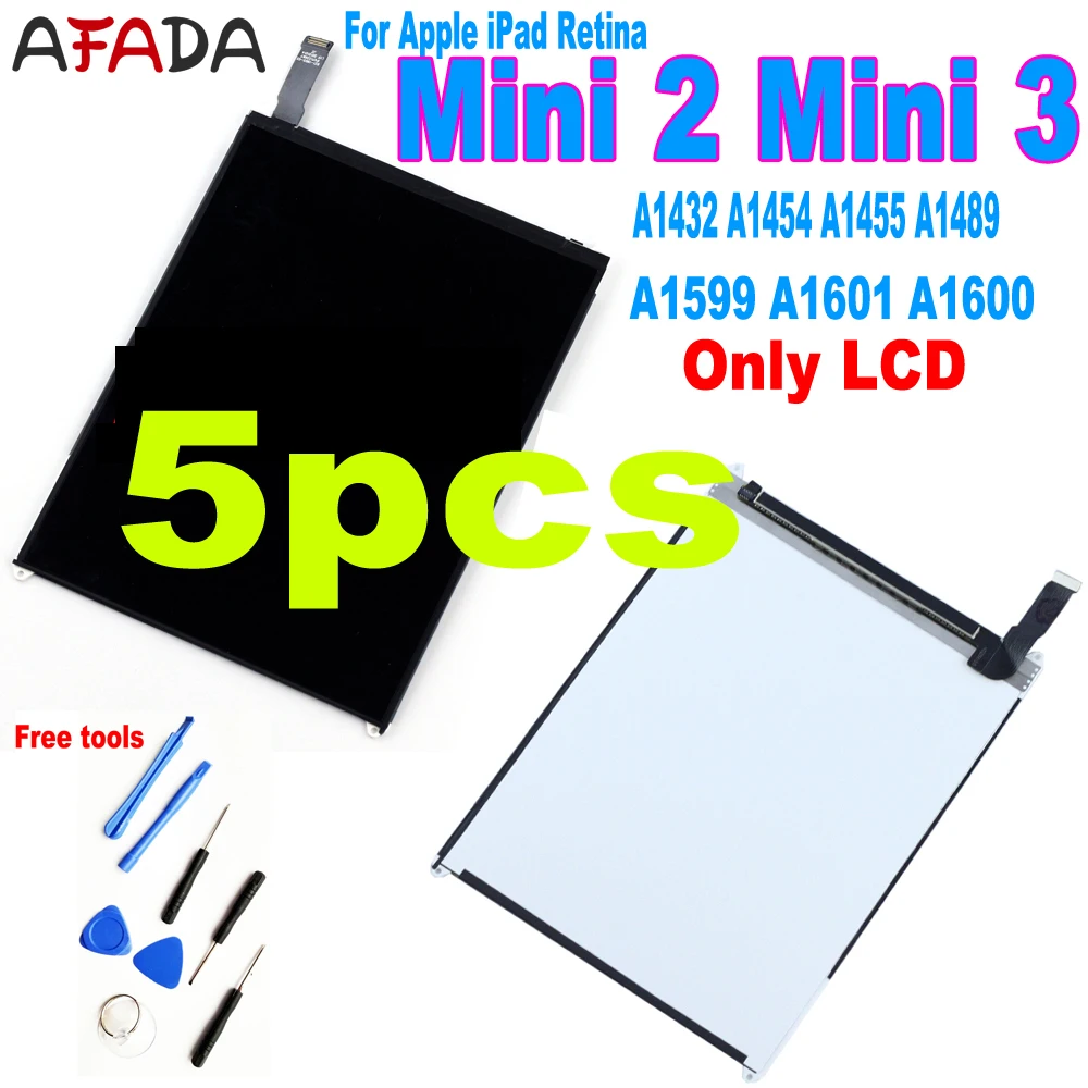 

5 Pcs 7.9'' For iPad Mini 2 3 Gen Retina Mini2 LCD A1489 A1490 Mini3 A1599 A1600 A1601 Matrix Screen LCD Display Or Touch