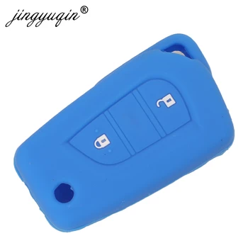Keyforkess 30pcs 2 BTN custodia protettiva per chiave in Silicone per Toyota Auris Corolla Avensis Verso Yaris Aygo Scion TC IM Camry RAV4 - Jingyuqin 30pcs 2 BTN custodia protettiva per chiave in Silicone per Toyota Auris Corolla Avensis
