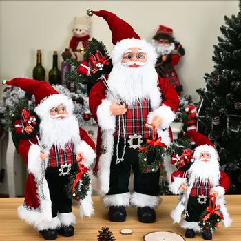 

2020 Christmas and New Year decoration new creative Santa Claus decoration ornaments in stock wholesale Christmas supplies