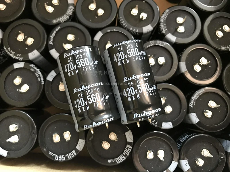 

1pcs/2pcs Japan Ruby RUBYCON 420v560uf MXH 30x50mm aluminum electrolytic capacitor Odroid real free shipping 560uf 420v