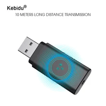 Kebidu USB Bluetooth 5,0 беспроводной аудио музыкальный стерео адаптер ключ приемник для ТВ ПК динамик без Bluetooth передатчиков