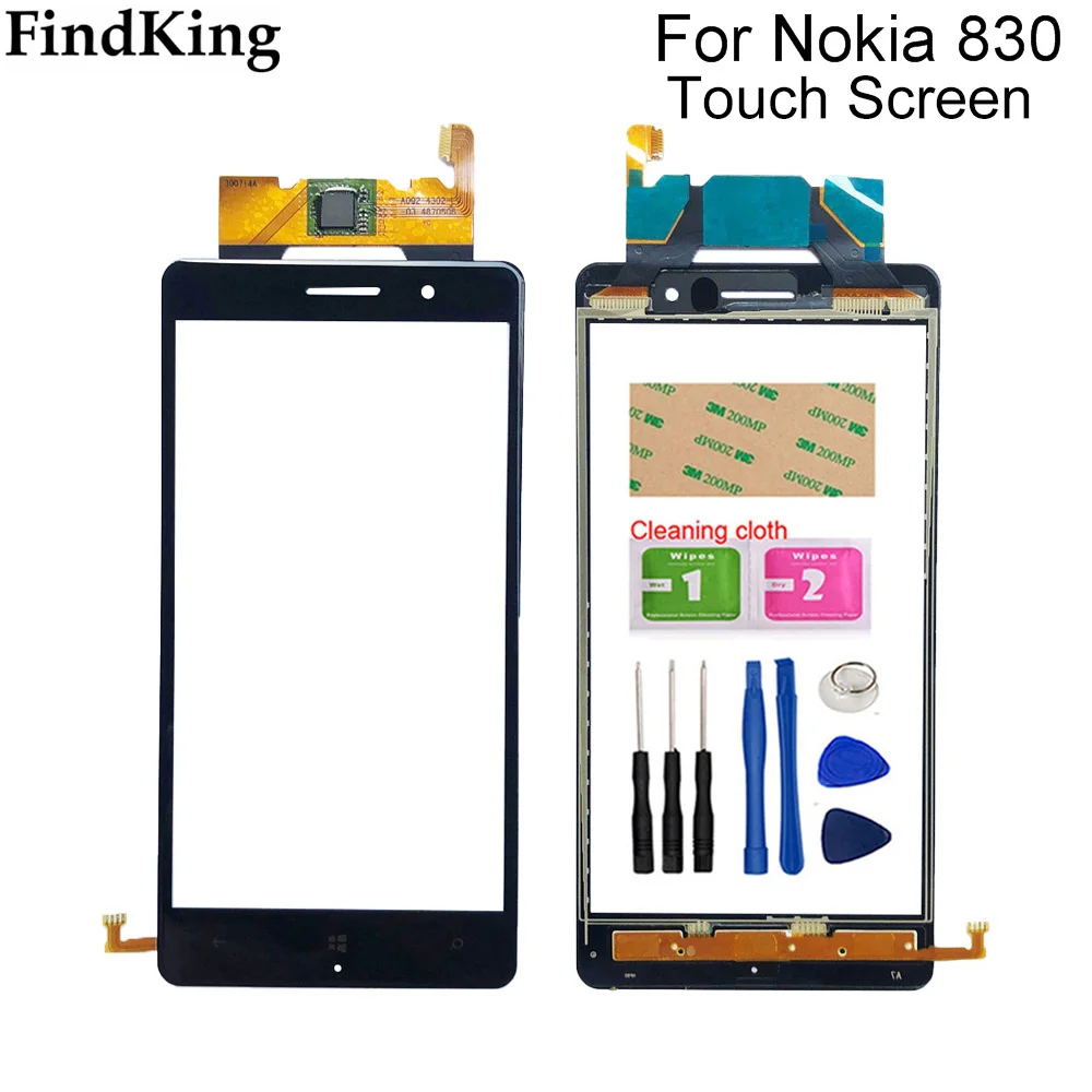 Сенсорный экран для Nokia Microsoft Lumia 830 N830 сенсорный дигитайзер сенсор внешнее стекло