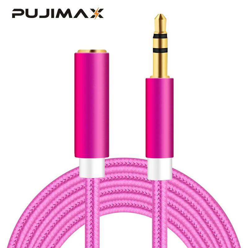 PUJIMAX Jack 3 5 аудио кабель мм акустическая линия Aux для iPhone samsung galaxy s8 автомобильные