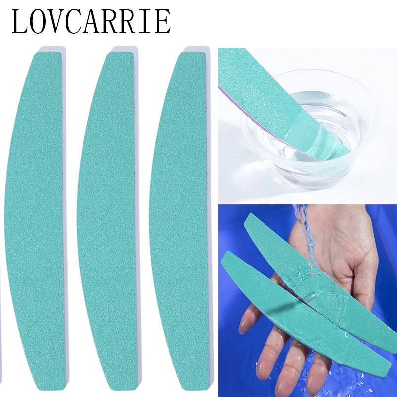 10 шт. моющиеся пилочки для ногтей LOVCARRIE 180/240 блестящие буферные блоки