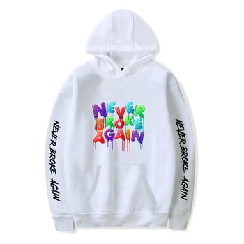 

Never Broke Again Hoodie Men/Women sweatshirtHarajuku Youngboy Cotton oversize Sweatshirts Printed Streetwear White Plus Size
