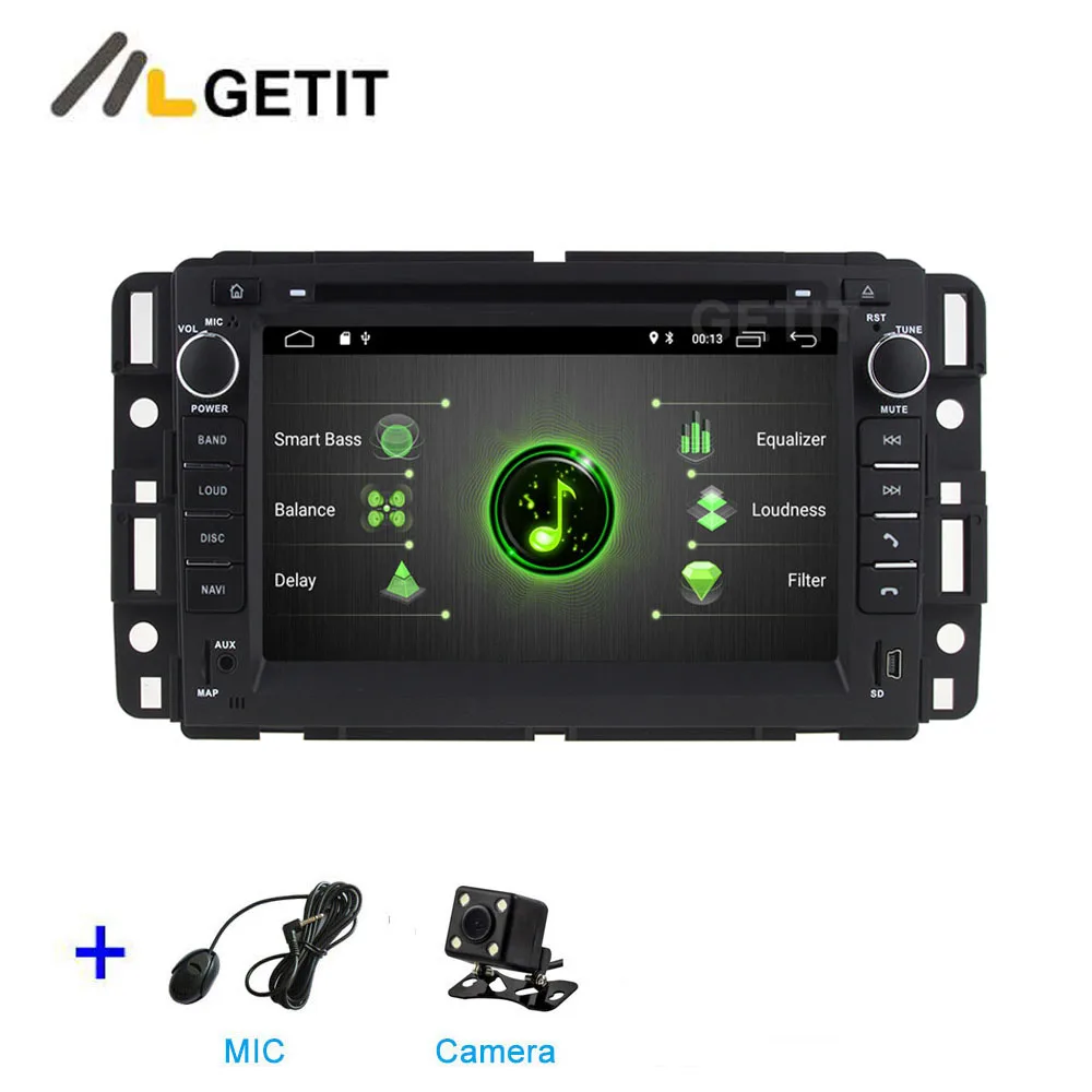 DSP 64G PX6 Android 9 Автомобильный DVD стерео радиоплеер gps навигация для GMC Chevrolet Chevy Yukon Sierra Tahoe Acadia Suburban - Цвет: DSP 2G CAMERA