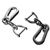 Lcyonger Car Keychain Simple Strong Carabiner Shape Key chain Climbing Hook Key Chain Rings for Ford for Honda Auto Car Key ► Photo 2/6