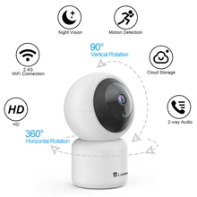 1080P камера безопасности, WiFi Беспроводная CCTV камера наблюдения, ИК-отслеживание движения, ночное видение, детский монитор, камера для домашних животных