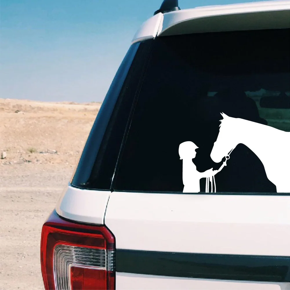 Funny Horse Car Stickers and Decals for Vehicles - Animals Vinyl Car Window Body Accessories - Decoration and Wrapping image 3
