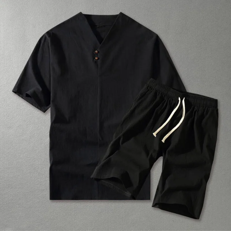 NEFEILIKE Men's Casual Set Wearing Style 2