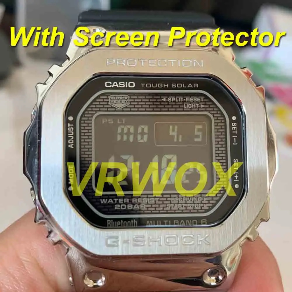 3Pcs 9H Anti Scratch Tempered Glass Screen Protector For Casio G Shock GMW B5000 GM 5600