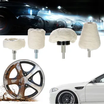 

4Pcs Polishing Buffing Pad Mop Wheel Drill Kit For Manifold Grinding Buffing Wheel Grinder Head Drill Rotary Tool Accessories