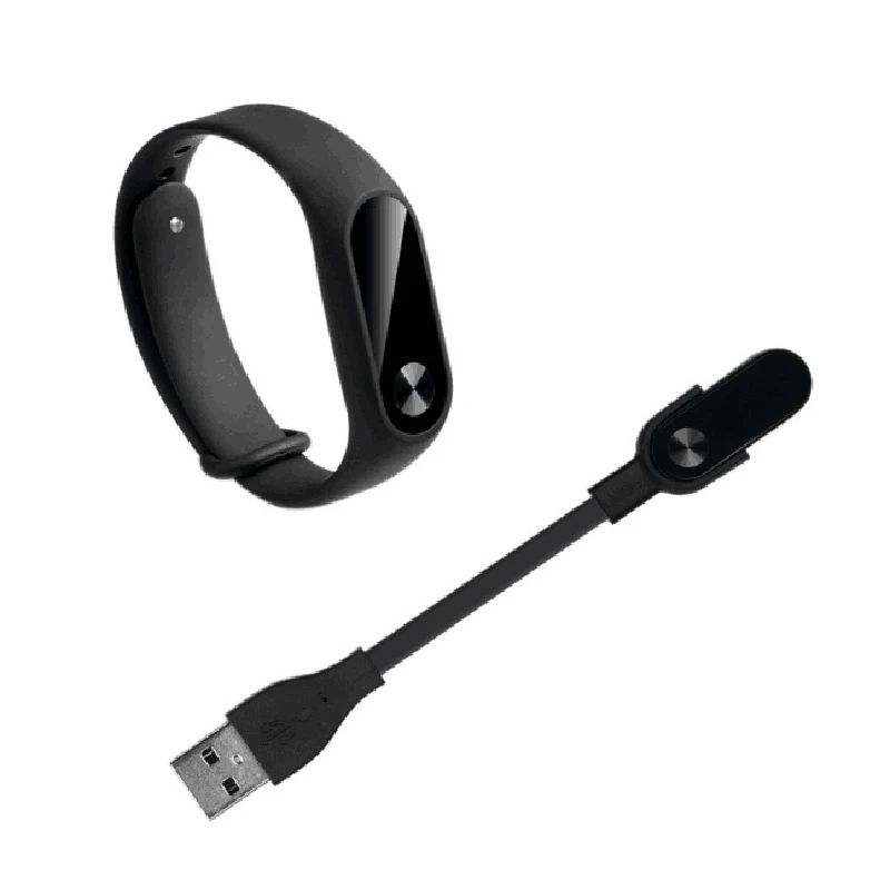 Зарядный кабель для mi Band 2 Аксессуары для смарт-браслета Черный USB адаптер для Xiaomi mi Band 2 OD2.8 линия зарядки смарт-часов