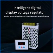 AC 220V 4KW 4000W SCR Control Digital voltaje electrónico regulador de Control de velocidad/regulador/termostato tiristor controlador