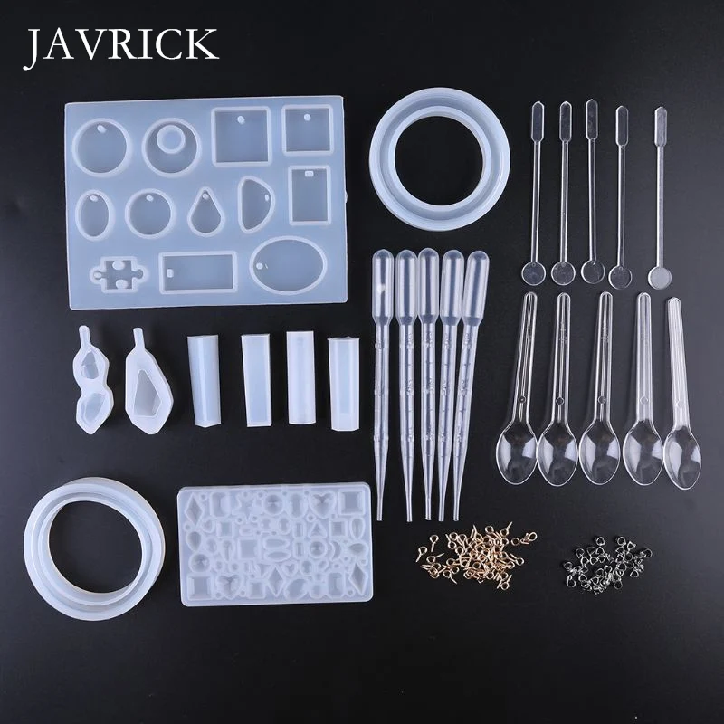 

DIY Casting Pendant Mold Tools Set Craft Tool Jewelry Making Silicone Epoxy Molds UV Resin Accessories