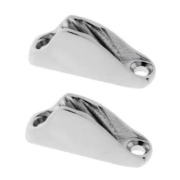

2pcs 316 Stainless Steel Mini Boat Rope Clam Cleat - Strong & Durable