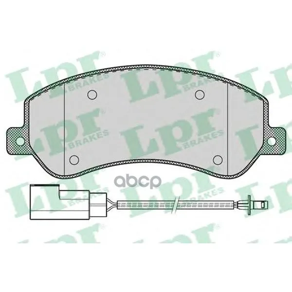 Колодки Тормозные Ford Transit 330/350 06-/Vw Amarok 10- Передние С Датчиком Lpr 05p1260 Lpr арт. 05P1260