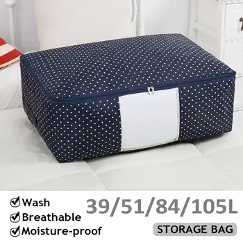 

Waterproof Storage Bags Luggage Organizer For Blankets Clothes Packing Washable Travel Home Quilt Pouch Finishing Dust Bag