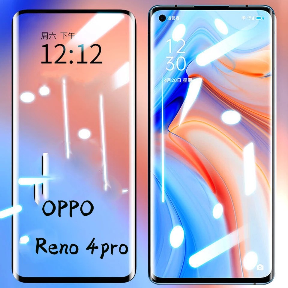 3D изогнутое Защитное стекло для экрана OPPO 4 Pro Find X2 pro закаленное oppo 3 полное