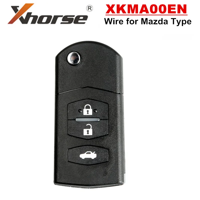 Универсальный дистанционный ключ XHORSE XKMA00EN для Mazda брелок с 3 кнопками ключей VVDI