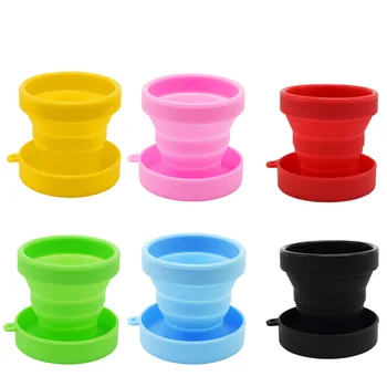 

DHL 500PCS Menstrual Sterilizing 170ml Collapsible Silicone Flexible Food Grade Silicone Cup