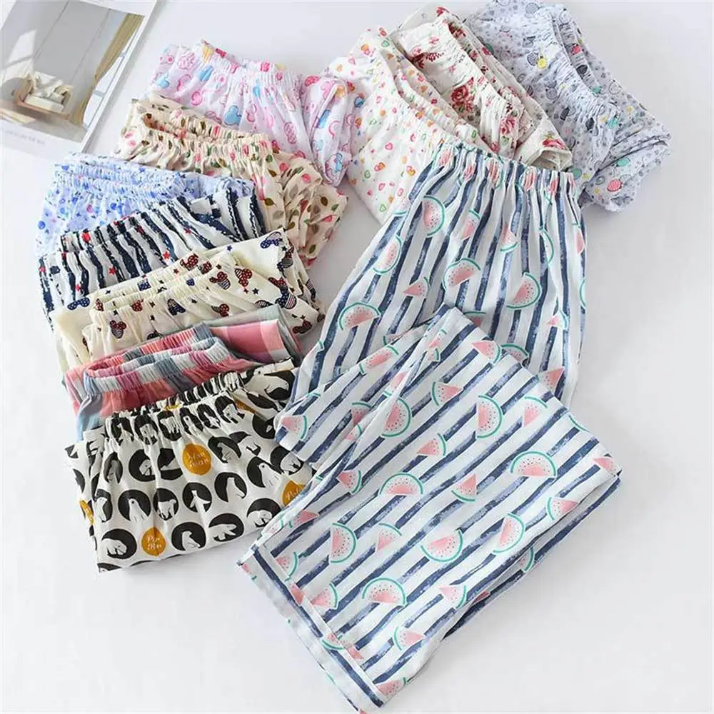 Fashion (Black White)Women Plaid Pajama Pants Sleepwear Sleep Pants Plaid  Pattern High Elasticity Wide Legs Cotton Loose Ladies Pajama Pants Trousers  DOU @ Best Price Online | Jumia Egypt