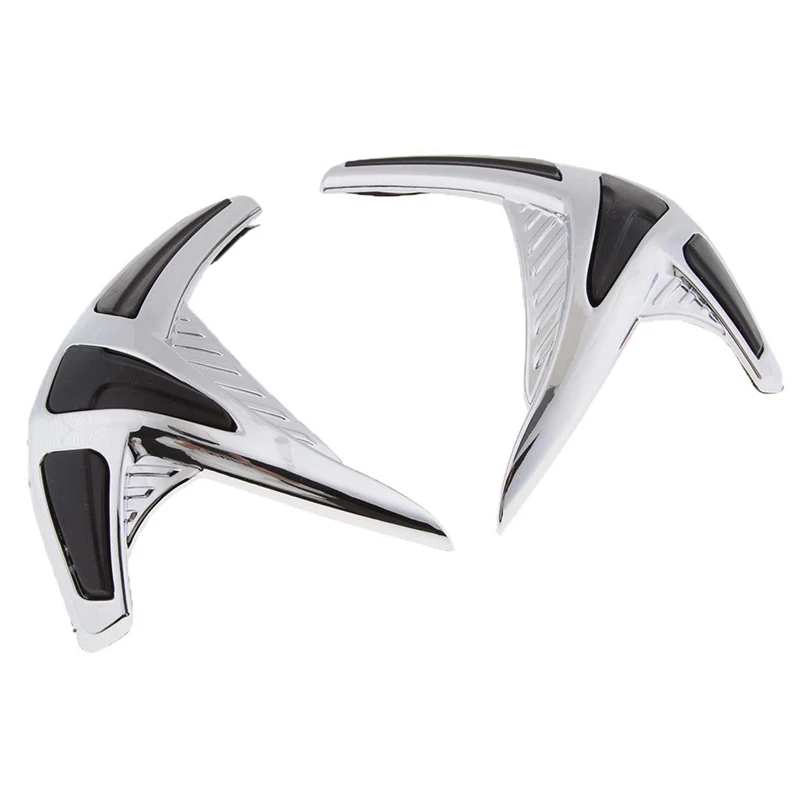 

1 Pair Left Right Side Saddle Bag Front Scuff Protectors for Honda Goldwing Gl1800 01-11