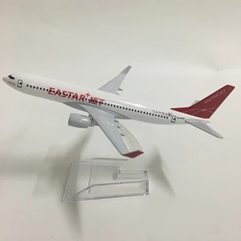 

JASON TUTU Eastar Jet Boeing 737 Aircraft Model Diecast Metal Model Airplanes 16cm 1:400 Airplane Model Plane Model Toy Gift