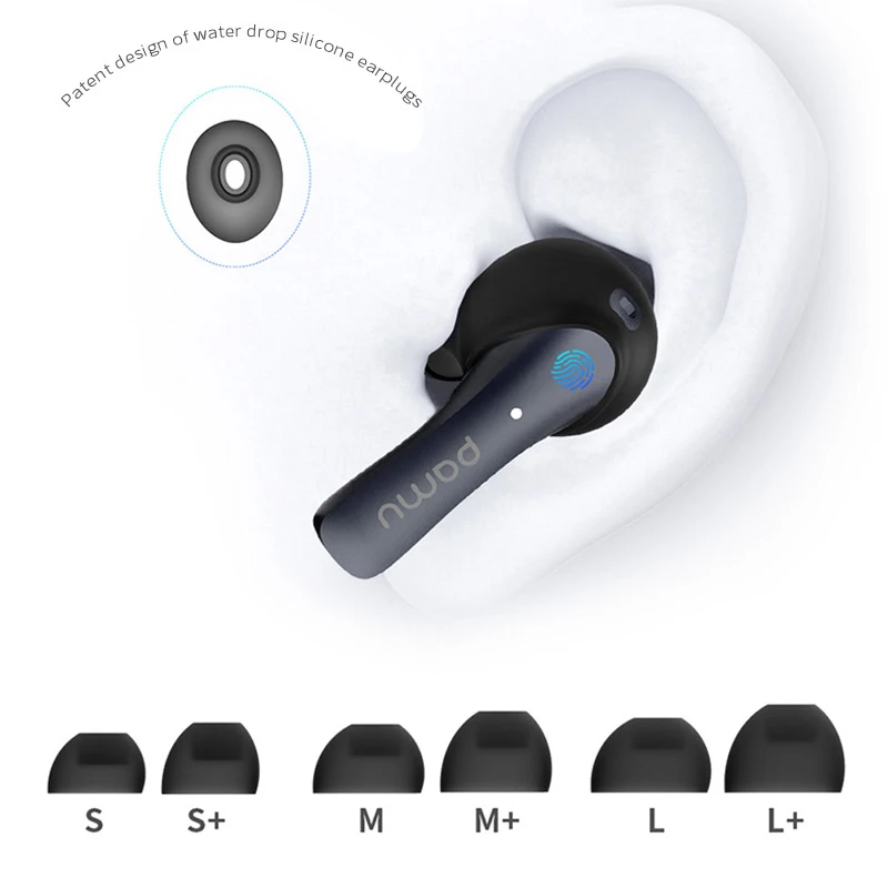 PaMu Slide Mini настоящие Беспроводные наушники с шумоподавлением Bluetooth гарнитура TWS