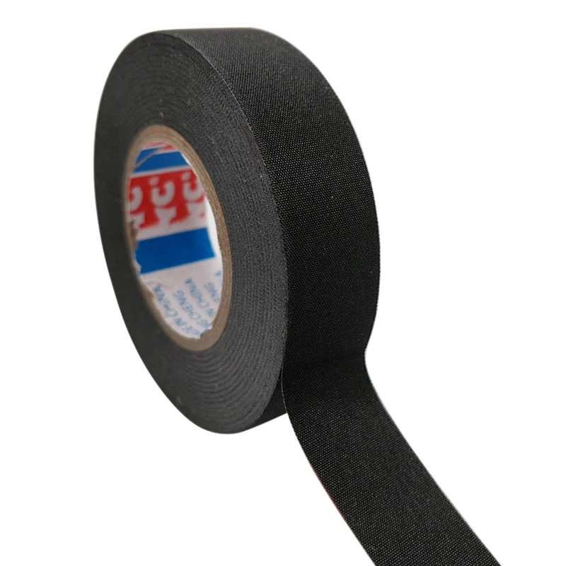 9/15/19/25 / 32MM Wide Velvet Wiring Bundle Flame Retardant Tape New Heat-resistant Adhesive Cloth Tape For Loom Wiring Harness afbeelding